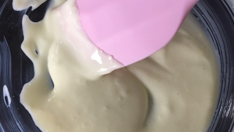 宝宝版酸奶溶豆,搅拌至无颗粒状