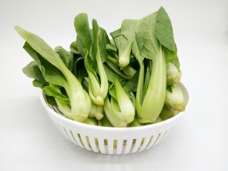 绿色美食+大杂烩年糕汤,小青菜200克