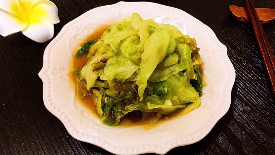 蒜茸西生菜