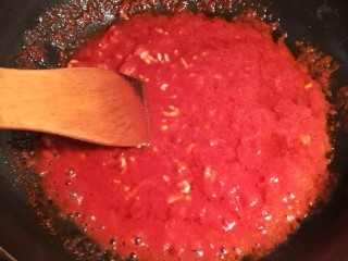 意大利番茄肉酱面,收汁