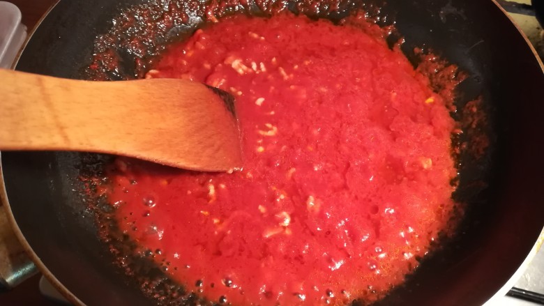 意大利番茄肉酱面,收汁