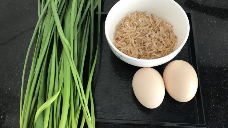 绿色美食～虾皮鸡蛋炒韭菜,材料非常简单⬆️