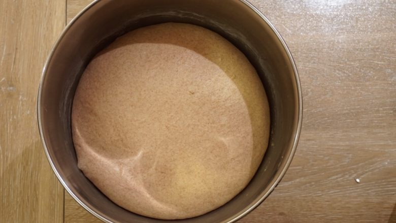 麦麸坚果吐司,发酵至2-2.5倍大小