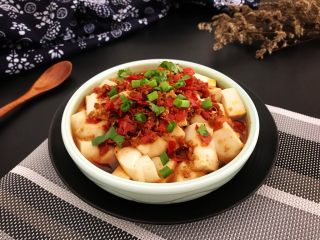 剁椒蒸豆腐～15分钟快手菜