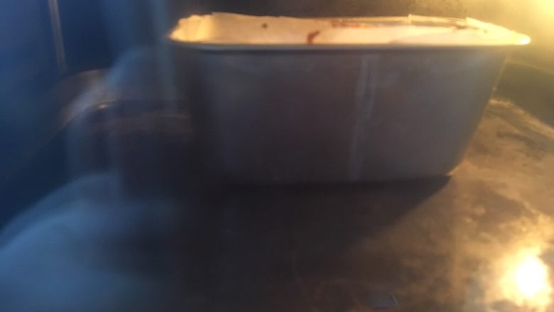 极致猫王磅蛋糕,不预热直接放烤箱170度1小时左右