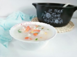海鲜砂锅粥(宝宝辅食)