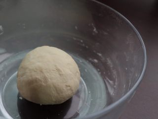 豆沙扭扭包,揉成团（只要酵母溶解即可）