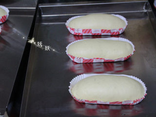 一次性发酵香葱芝士面包,湿度75%，温度35度，发酵至两倍大。