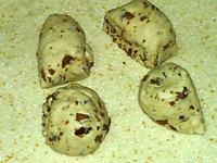 玉米红枣馒头——冷藏发酵,分割成大小均等的剂子