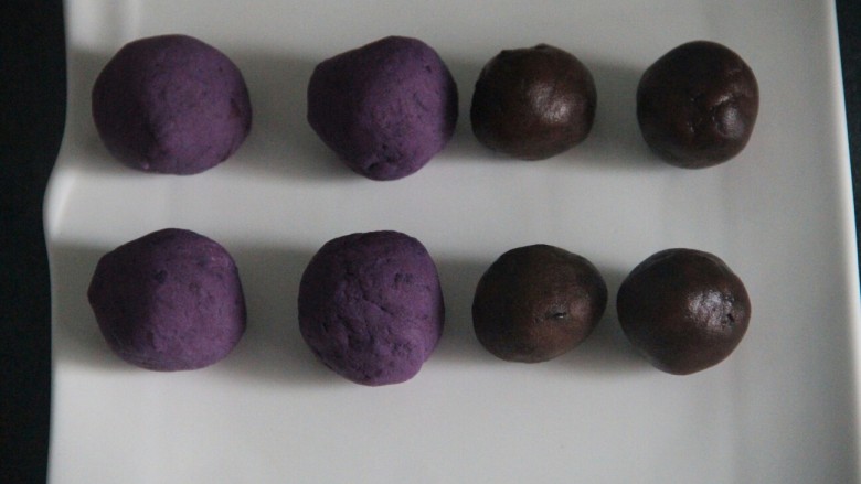 紫薯红豆糕,都称好，团成团