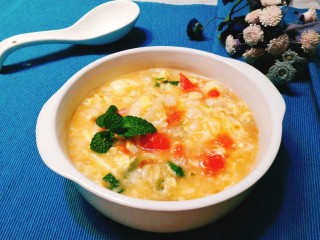暖胃又舒服的番茄鸡蛋疙瘩汤
