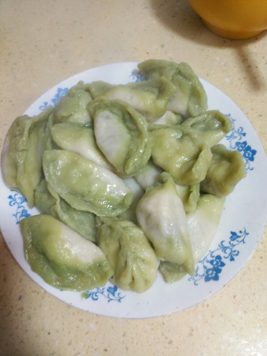 翡翠白菜馅饺子