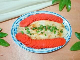 胡萝卜夹巴沙鱼