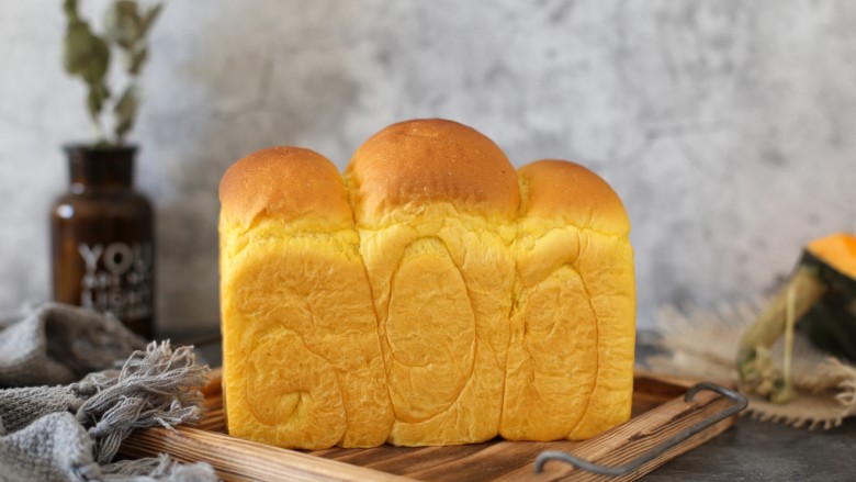 最爱面包+南瓜土司,成品图
