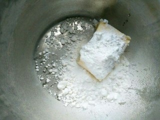 酥饼,室温软化的黄油加入糖粉