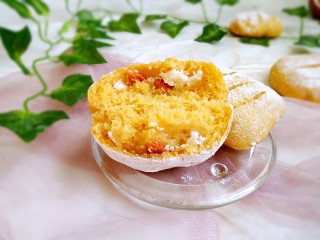 最爱面包+南瓜欧包（枸杞奶酪馅）,敏茹意作品
南瓜欧包