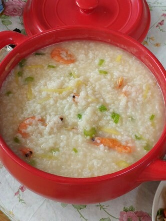 鲜虾白米粥