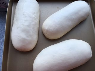 #最爱面包#椰蓉焦糖炼奶酱面包,全部包好进行二次发酵到两倍大