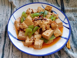 青椒溜豆腐