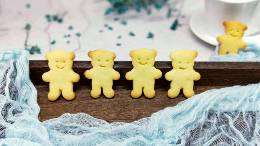 #感恩节食谱#嘻笑的熊宝宝饼干