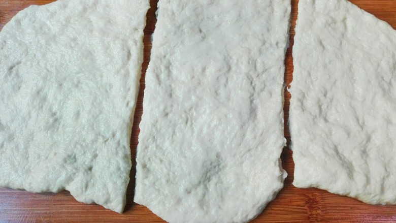 最爱面包+金桂香飘紫薯米饭面包,分切三份