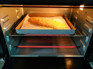 黄金鱼柳,放入烤箱，200度烤20分钟