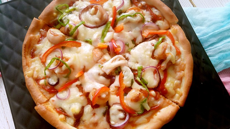 大虾披萨,试试吧！