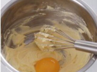 糖渍橙皮小饼干,加入牛奶或鸡蛋 ，我用的牛奶，搅拌均匀