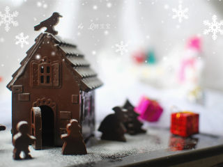 【圣诞节】巧克力圣诞屋,成品图