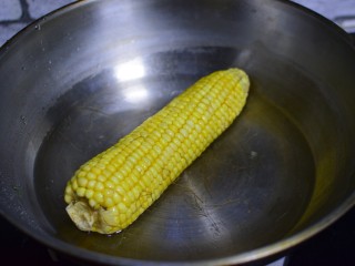玉米烙,玉米煮熟