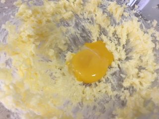 蛋黄芝麻酥小饼，健康补钙小零嘴,加入一粒蛋黄；