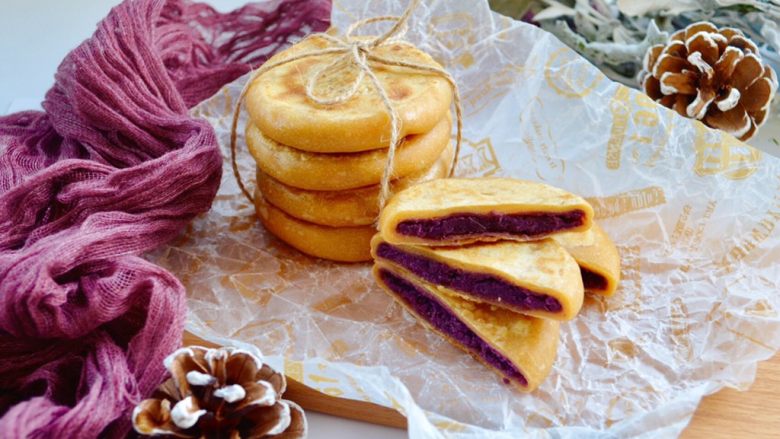 黄金紫薯饼