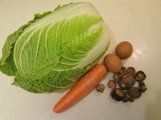 台式鹵白菜,白菜、紅蘿蔔、蛋、香菇