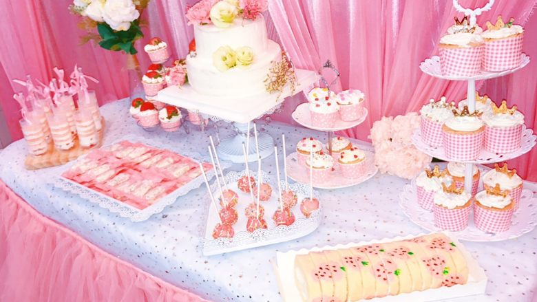 甜品台记录,粉色超可爱～