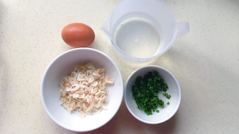 百变鸡蛋+虾扯蛋（小虾米鸡蛋羹）,准备好所有食材