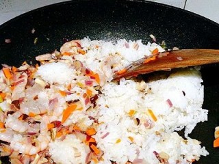 炒饭秀+什锦蛋炒饭,米饭