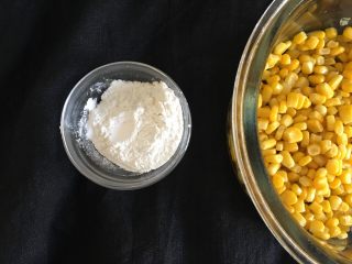 玉米烙,糯米粉与淀粉混合