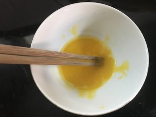 芥末果酱饺子派,蛋黄加少许水调匀备用。