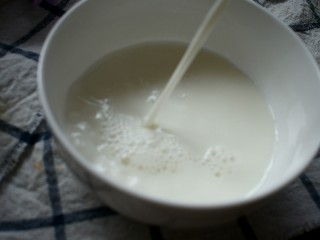 木瓜椰奶冻,然后再倒入剩余的椰奶