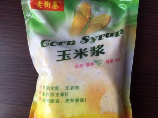 玉米干粮,买的成品玉米浆（也可以将新鲜的嫩玉米用擦板擦出浆）