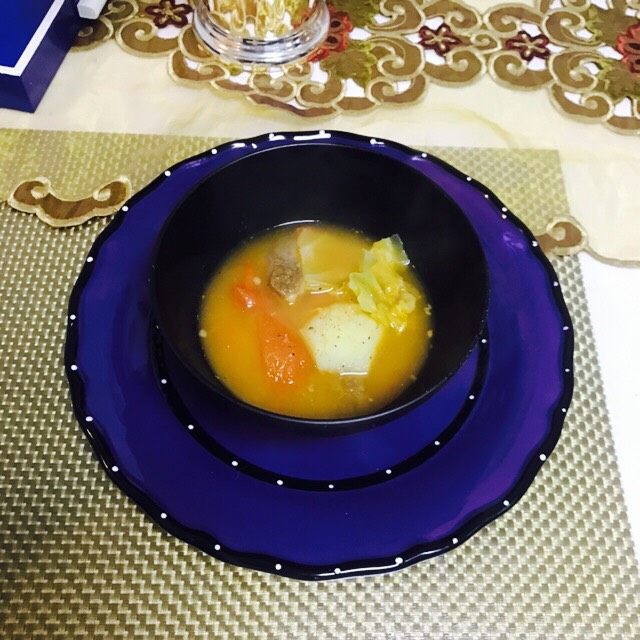 牛肉柿子汤
