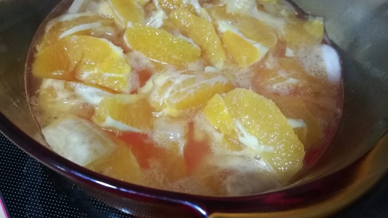 橙子果酱 化痰消食防感冒,加入橙和柠檬果肉。