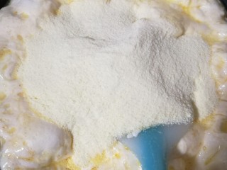 网红甜品+椰香雪花酥,棉花糖融化后加入奶粉