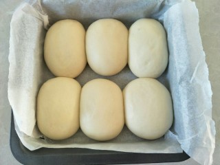 刺猬面包,面团放在温暖湿润处进行二次发酵，发酵两倍大