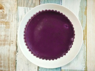 紫薯马蹄糕,凉了以后倒扣下来