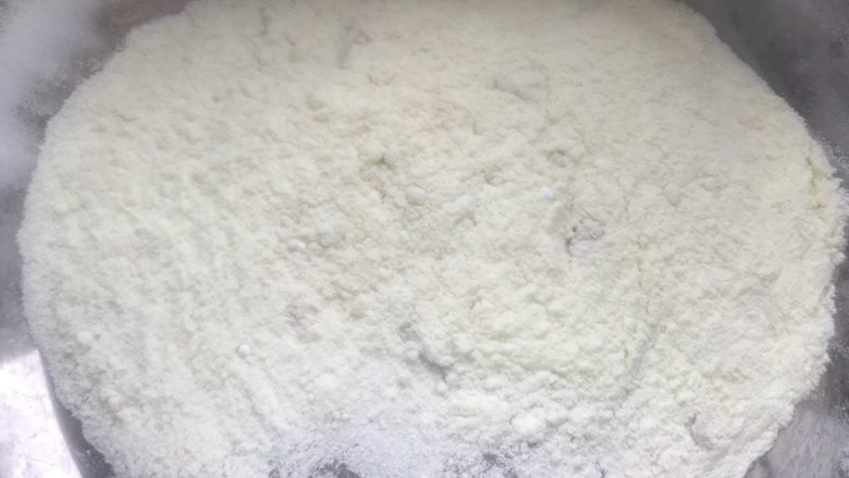 网红雪花酥,5克糖粉和20克奶粉混合均匀，做雪花粉用