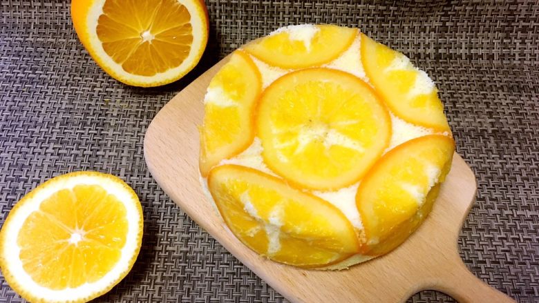 橙香蛋糕（6寸）,成品图
