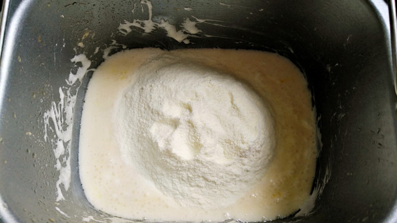 面包机版雪花酥,加入奶粉