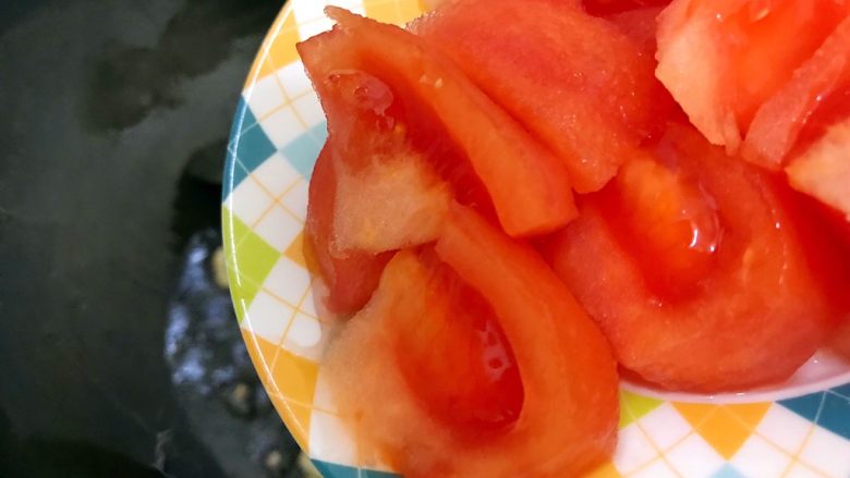 魏兄最喜欢吃的面疙瘩汤系列の四色,入西红柿