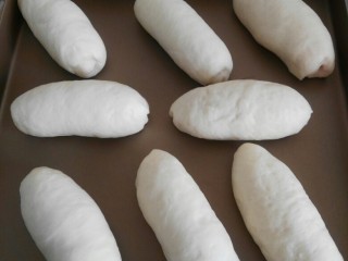 罗宋甜面包,35～38度的环境下盖上保鲜二次发酵。